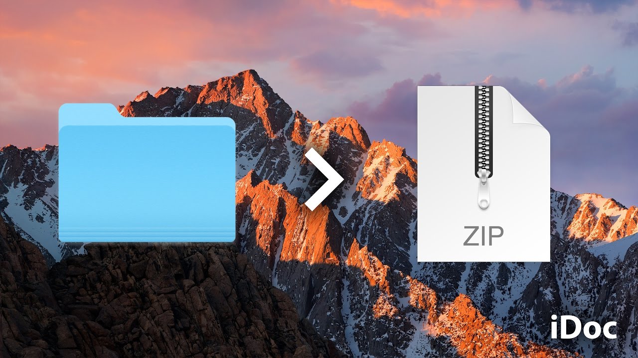 zip folders for mac